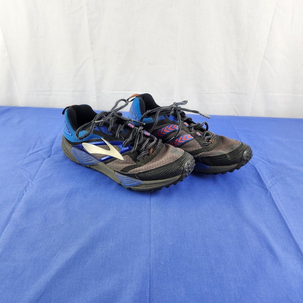 Brooks Cascadia 12 Trail Blue / Orange Mens Size 7.5/40.5 D‎ Running Sneakers